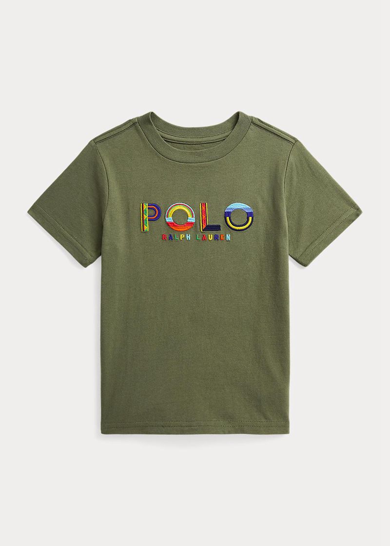 Camiseta Ralph Lauren Niño 1.5-6 Años Logo Cotton Jersey Chile Verde Oliva OHRFE-6981